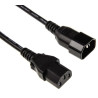 Power Cable: IEC C13 (FEMALE) - IEC C14 (MALE) Extension 2m
