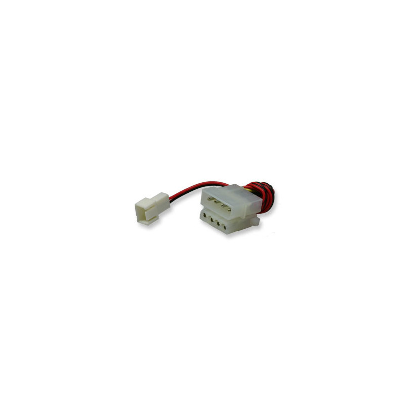 3-Pin Fan to Molex Power 4-Pin (1x Male & 1x Female) 30cm