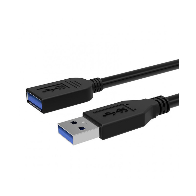 USB 3.0 Cable: AM-AF SuperSpeed Extension Cable Insulation Protected 1M