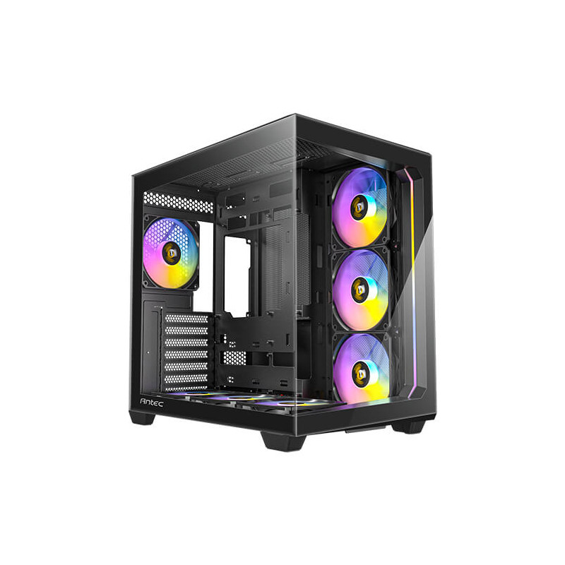 Mid-Tower Case: Antec C5 ARGB - Black6x 120mm ARGB PWM Reverse Fans + 1x 120mm ARGB PWM Fan, 2x USB 3.0, 1x USB Type-C, 1x Headp