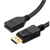 DisplayPort(M) to DisplayPort(F) Extension Cable 1m - Supports 4K @60Hz