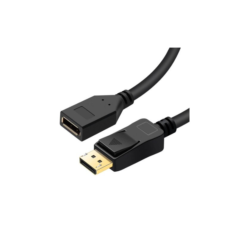 DisplayPort(M) to DisplayPort(F) Extension Cable 3m - Supports 4K @60Hz