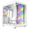 Mid-Tower Case: Antec C5 ARGB - White6x 120mm ARGB PWM Reverse Fans + 1x 120mm ARGB PWM Fan, 2x USB 3.0, 1x USB Type-C, 1x Headp