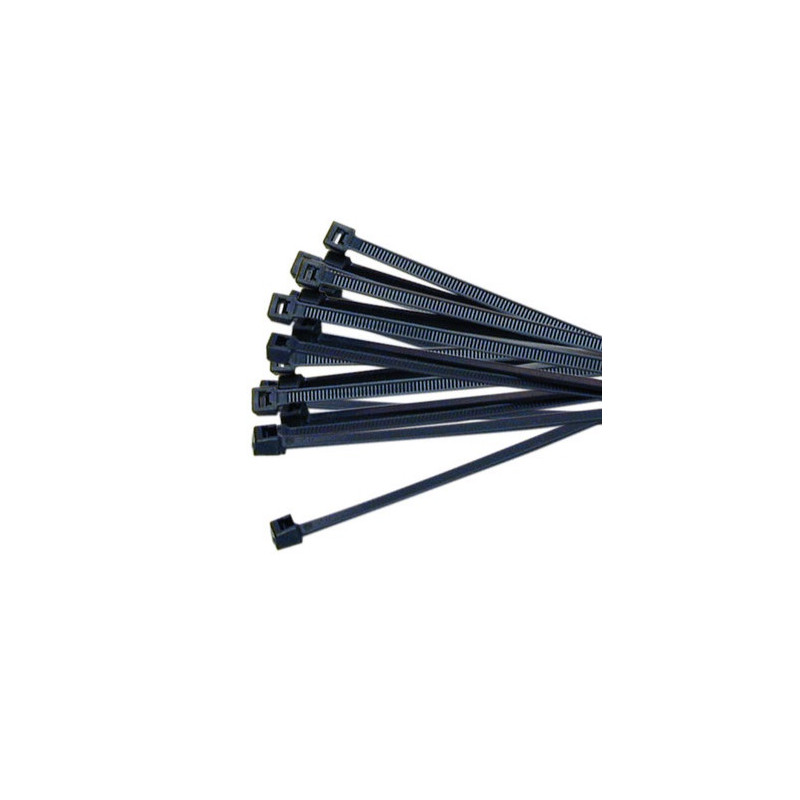Cable Ties: 4.8 x 200mm Black 100pcs